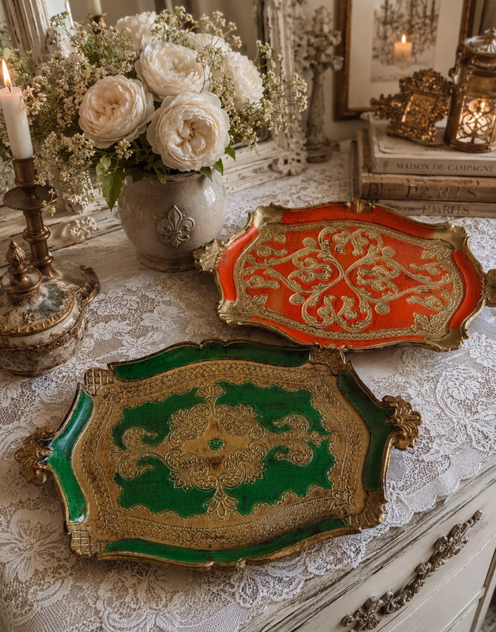 Italian Florentine Serving Trays