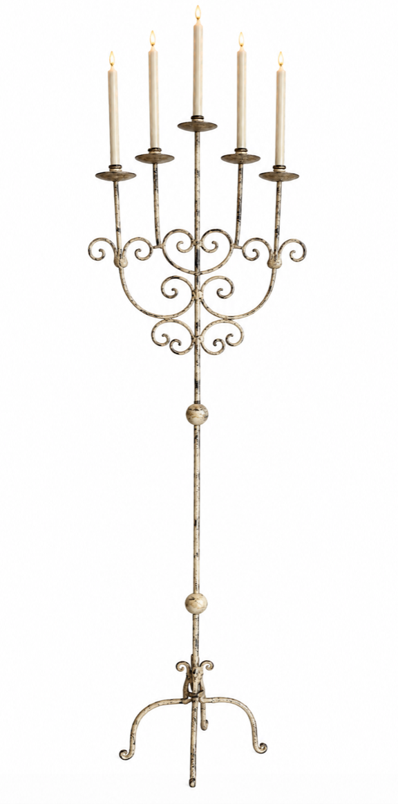 Rental Large Patina Candelabra