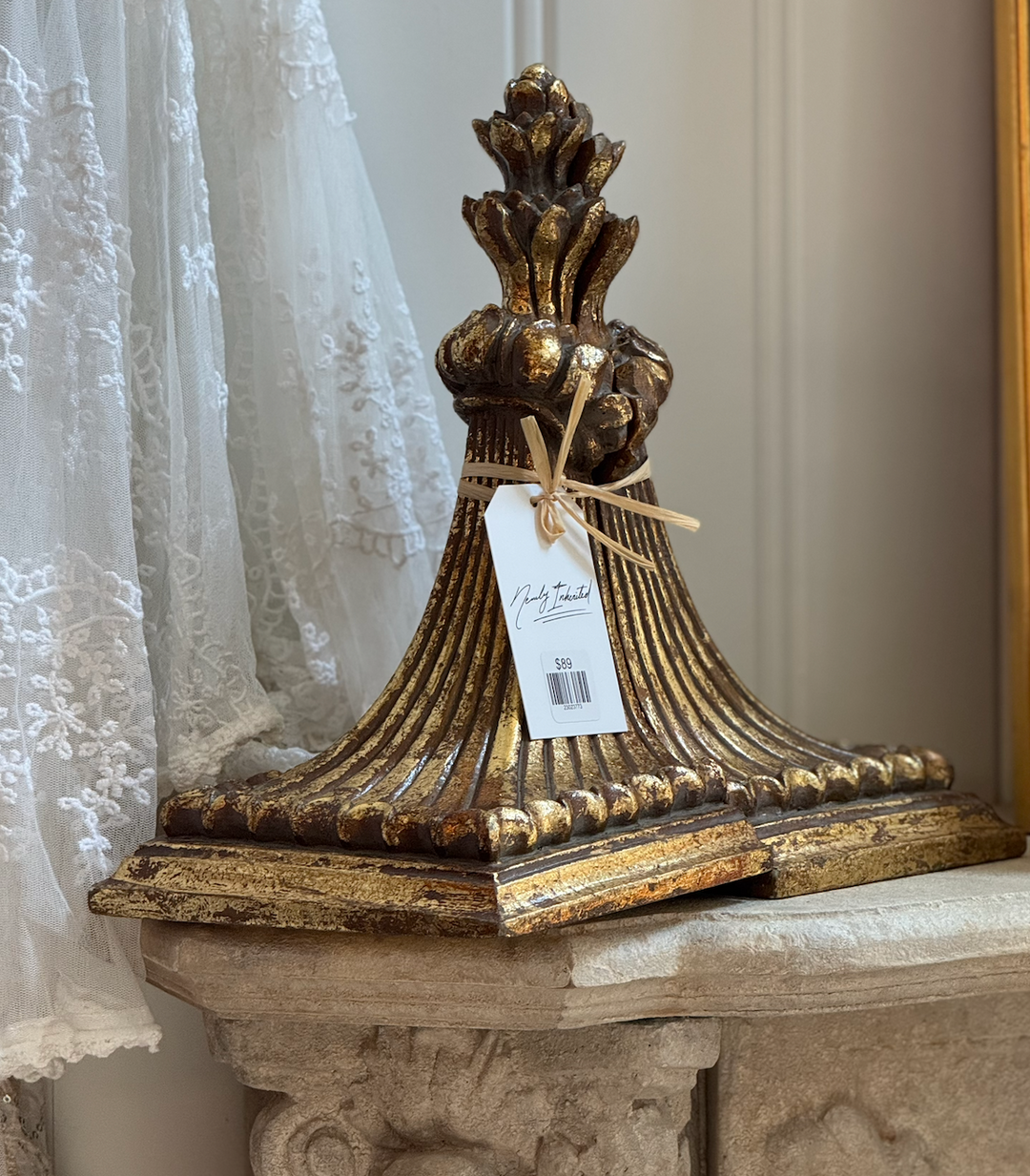 Ornate Gold Empire Wall Sconces
