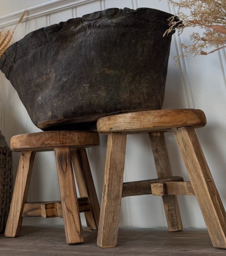 Hauer Market Vintage Tiny Tim Stool