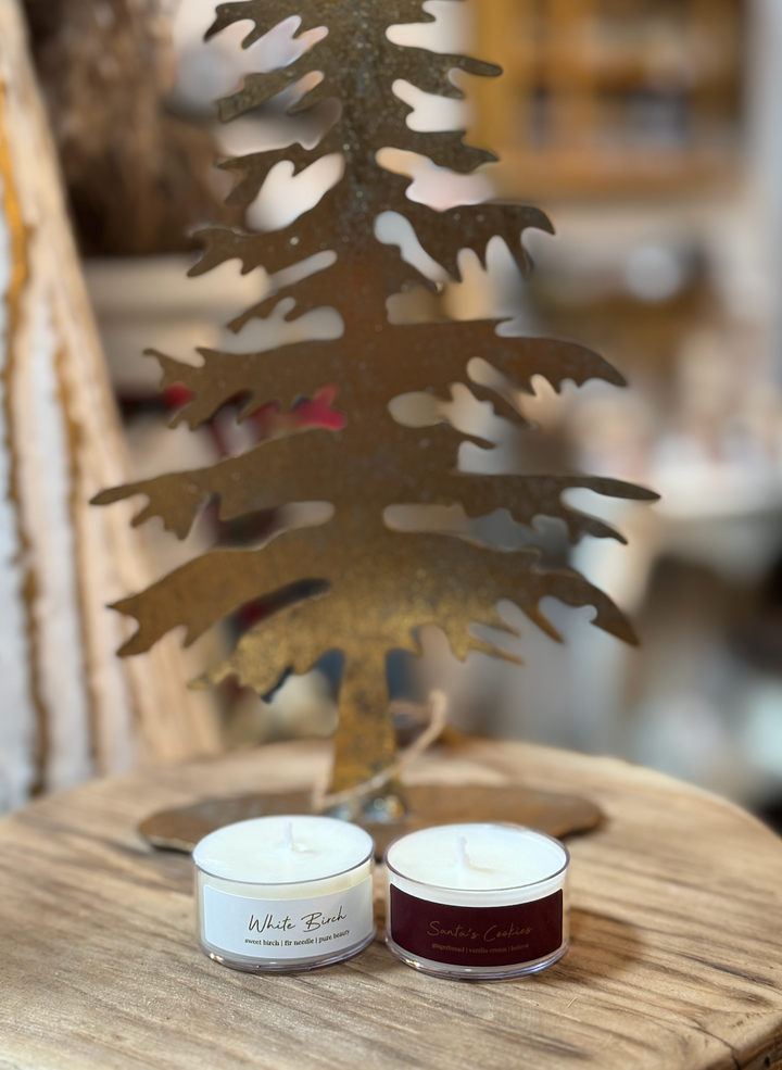 Pack of 4 Santa's Cookies Tealights