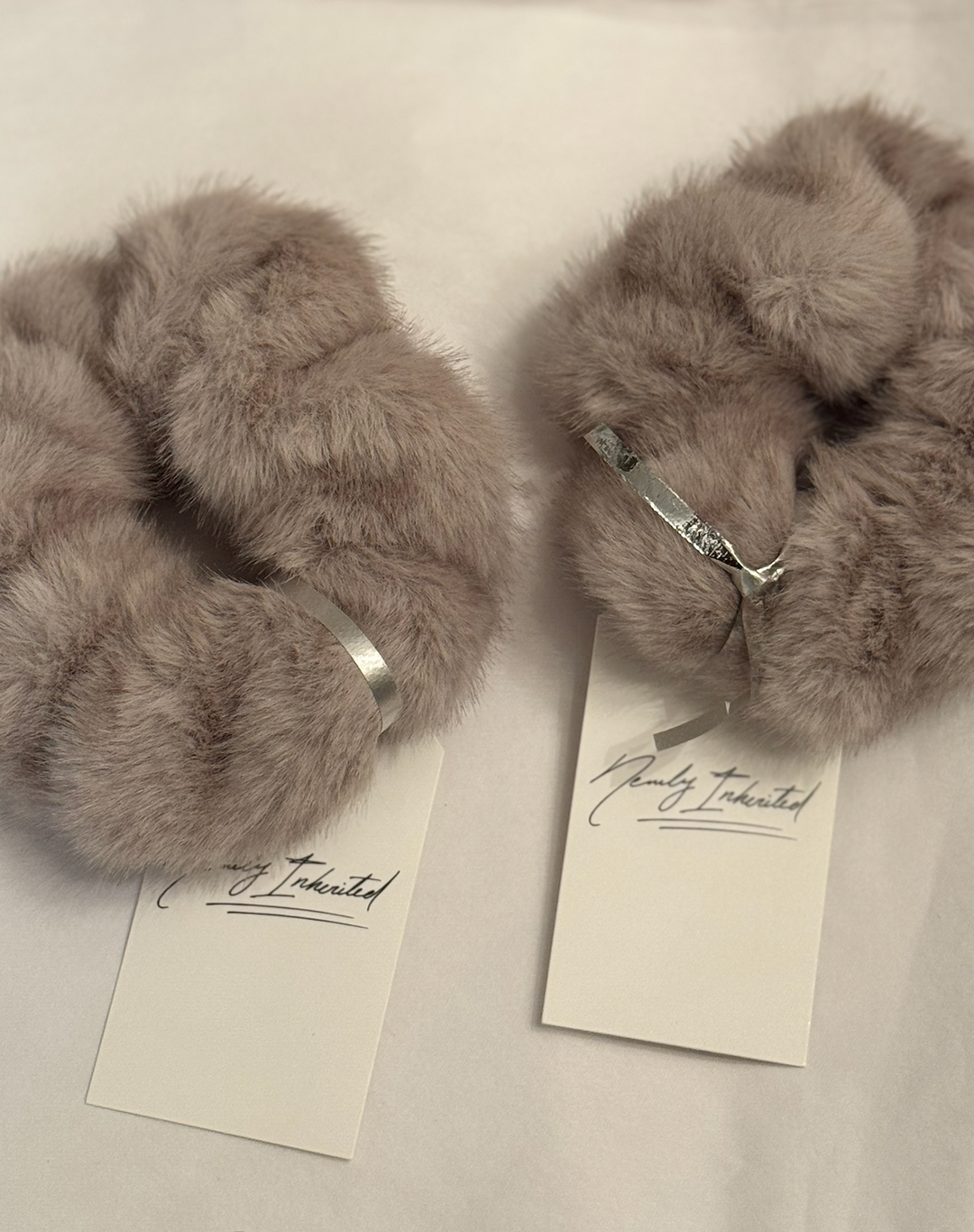 Faux Fur Scrunchies