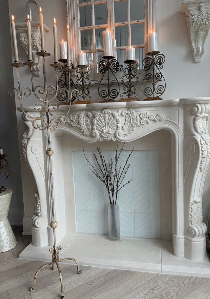 Rental Large Patina Candelabra