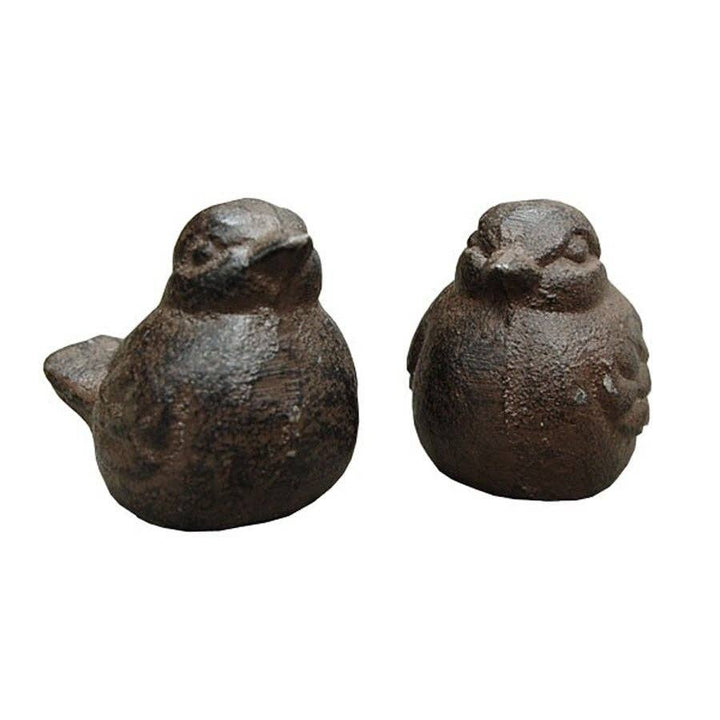 S/2 Mini Cast Iron Birds