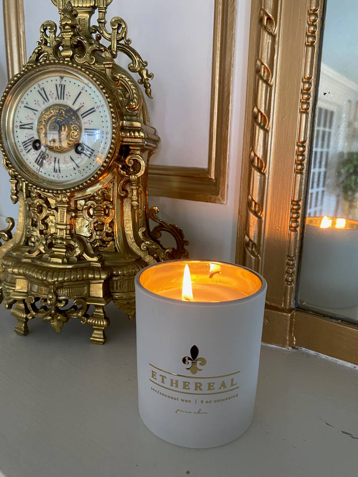 Pure Chic | Natural Home - ETHEREAL - Pure Coconut/Soy Candle | Non-Toxic | 8oz