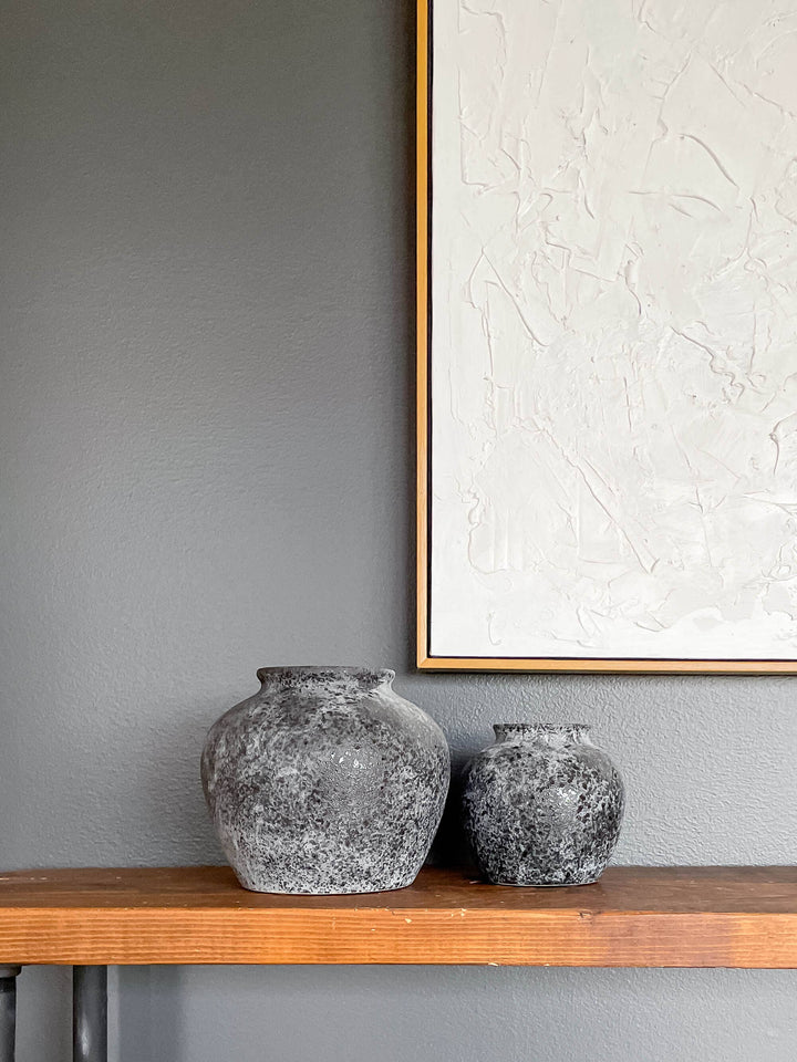 Ceramic Vessel Black Small