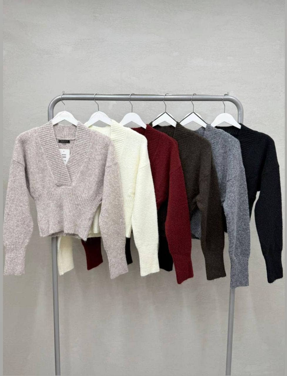 Anaz - Crossover V-Neck Sweater