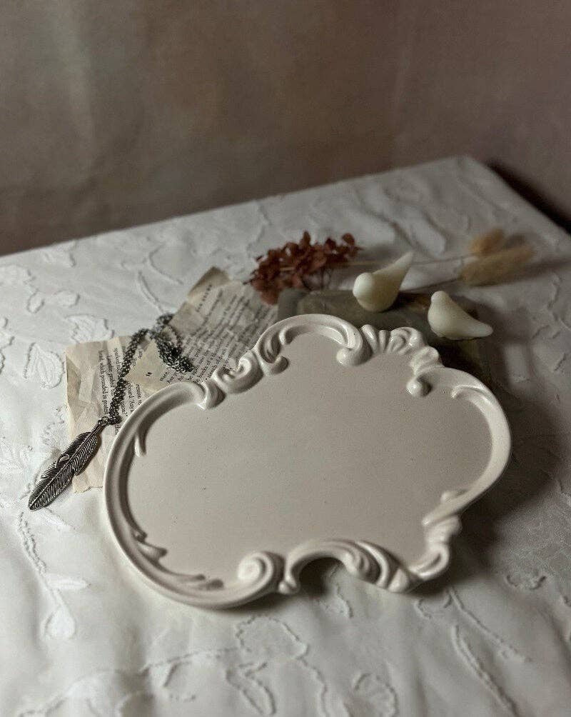 Home Pro Idea - Asymmetry Elegance Tray| Jewelry Tray| Vintage| Handmade