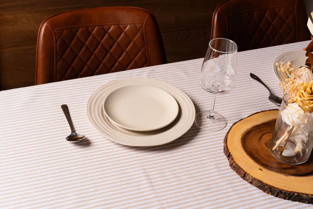 Fabstyles - Bistro Stripe Tablecloth