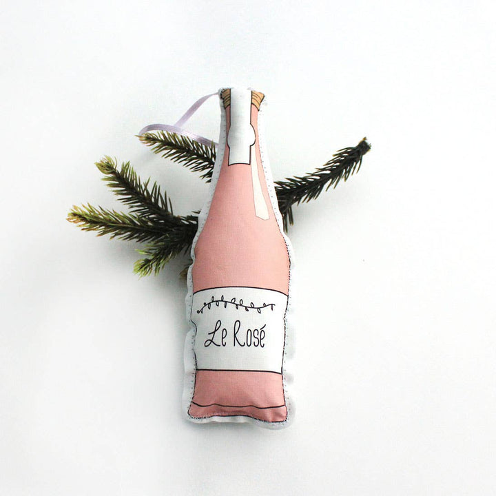 Creationzbycatherine Catherine - Le Rosé wine bottle ornament