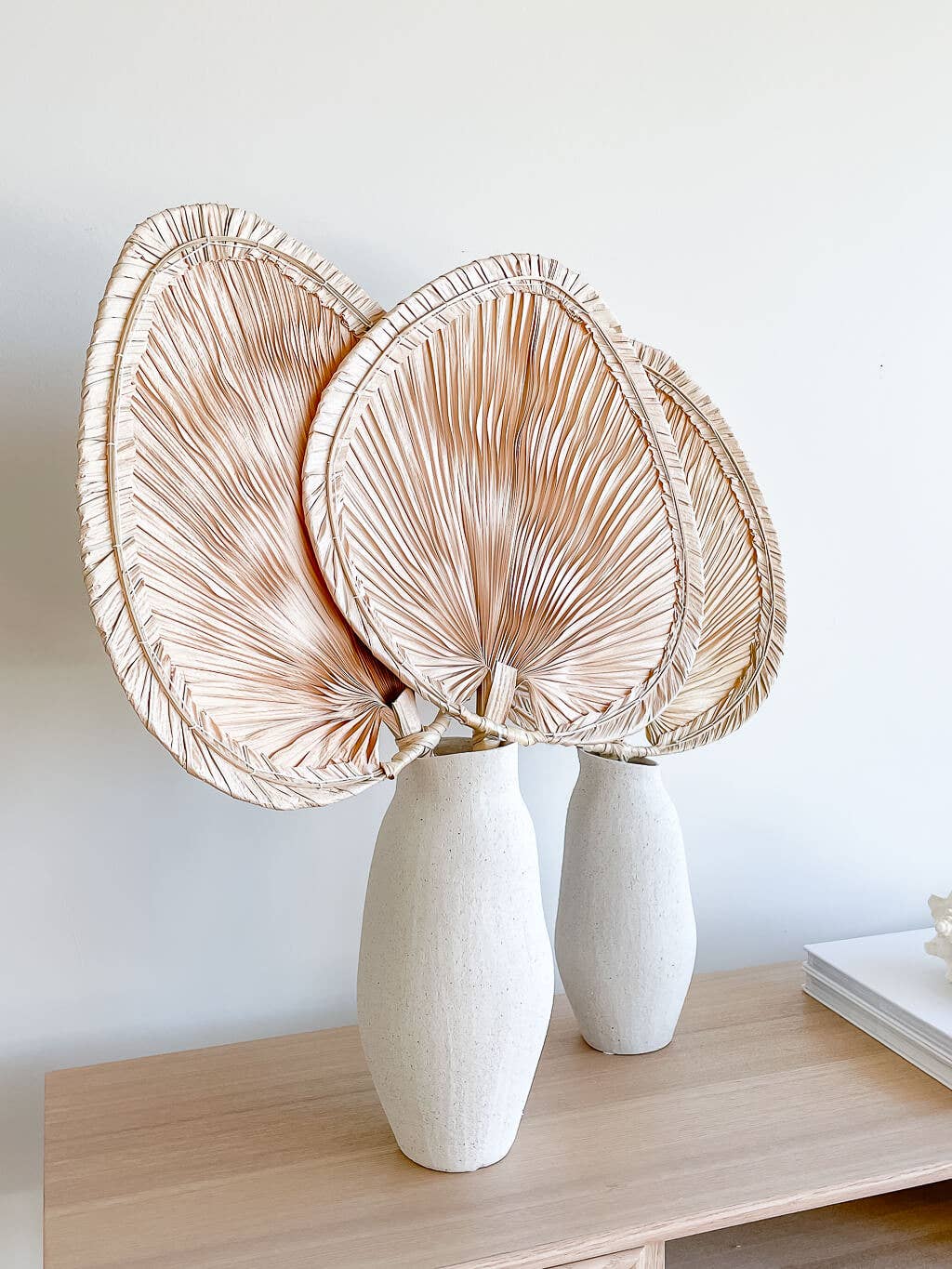 Boho Palm Fan, Boho Decor, Woven Palm Fan