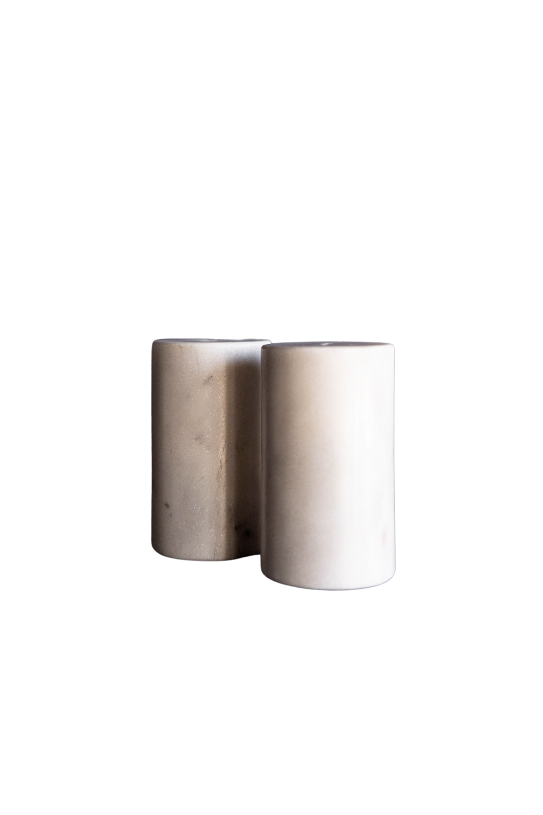 Luxe B Co - White Marble Salt & Pepper Shakers