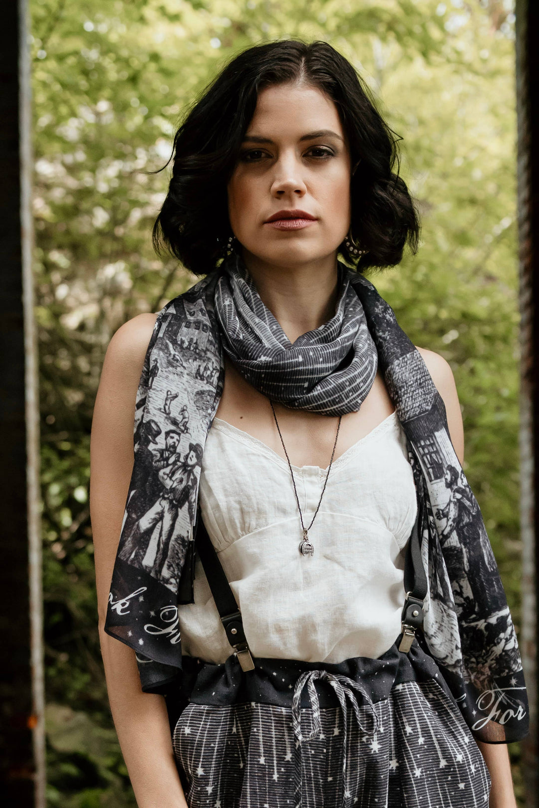 Market of Stars (Worldwide) - Stargazer Bohemian Scarf with Falling Stars