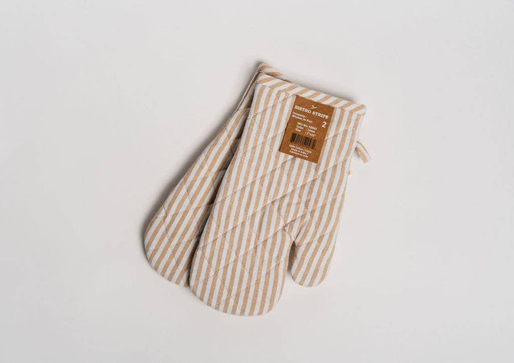 Fabstyles - Bistro Stripe Oven Mitt set of 2