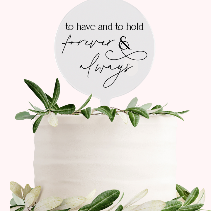 Wedding Cake Topper Dessert Topper