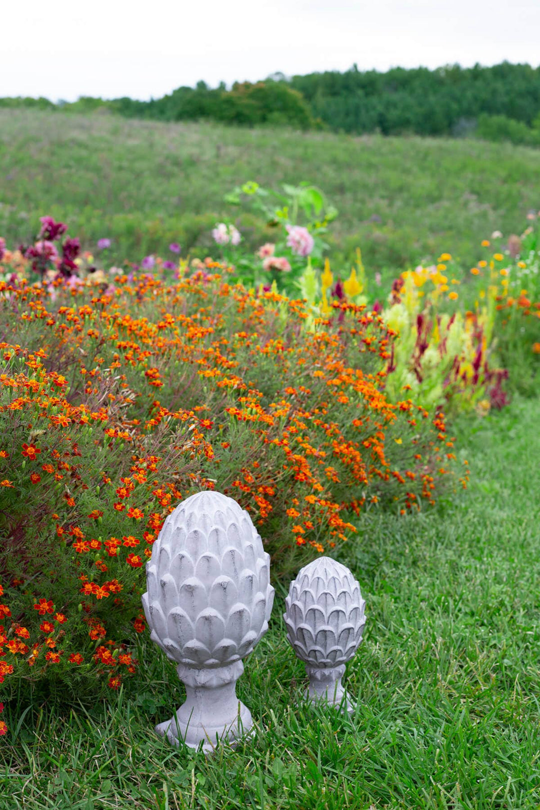 Small Cement Artichoke