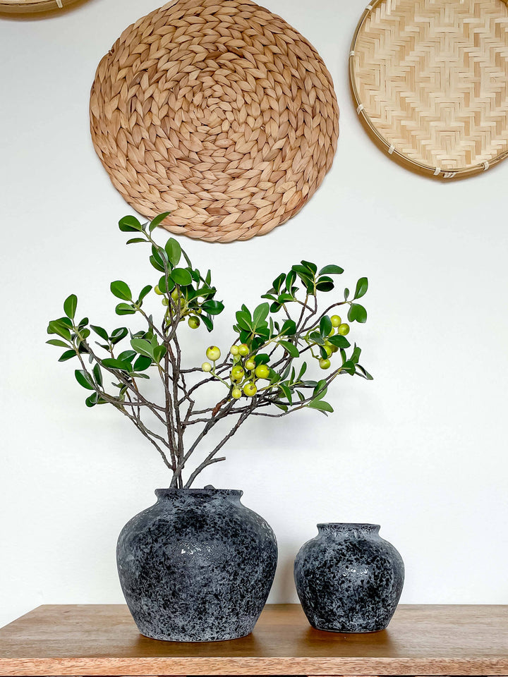 Ceramic Vessel Black Small