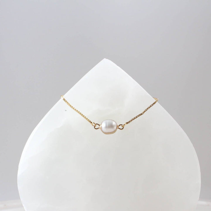 iBijoux - Thin Bracelet, Pearl Stackable Bracelet (1B01c)