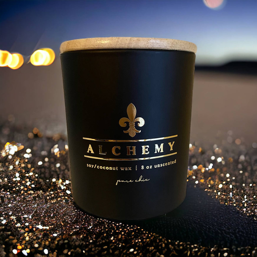 Pure Chic | Natural Home - ALCHEMY - Pure Coconut/Soy Candle | Non-Toxic | 8oz