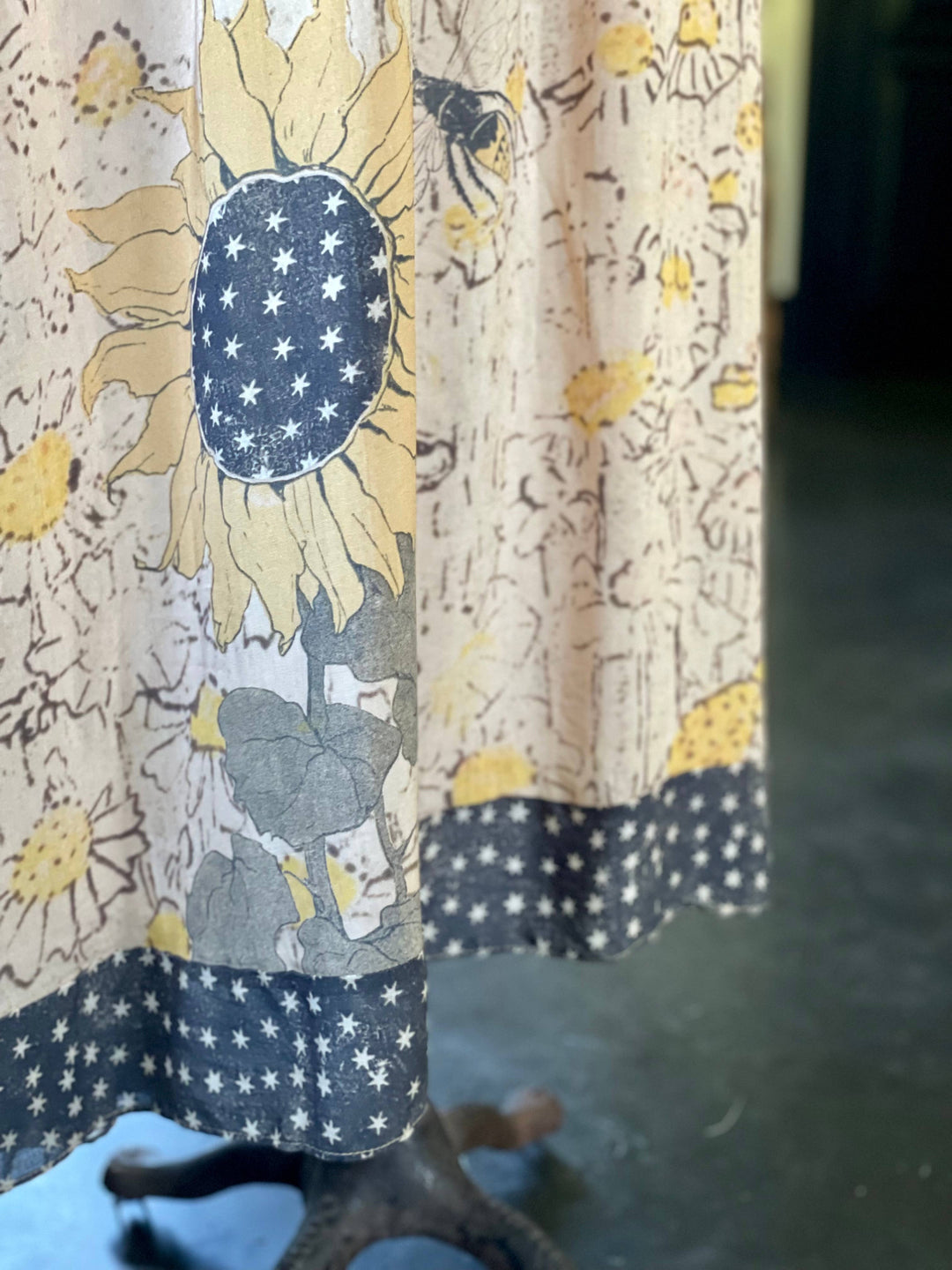 Market of Stars (Worldwide) - Milk & Honey Bohéme Long Maxi Slip Dress w/ Bee, Sunflower