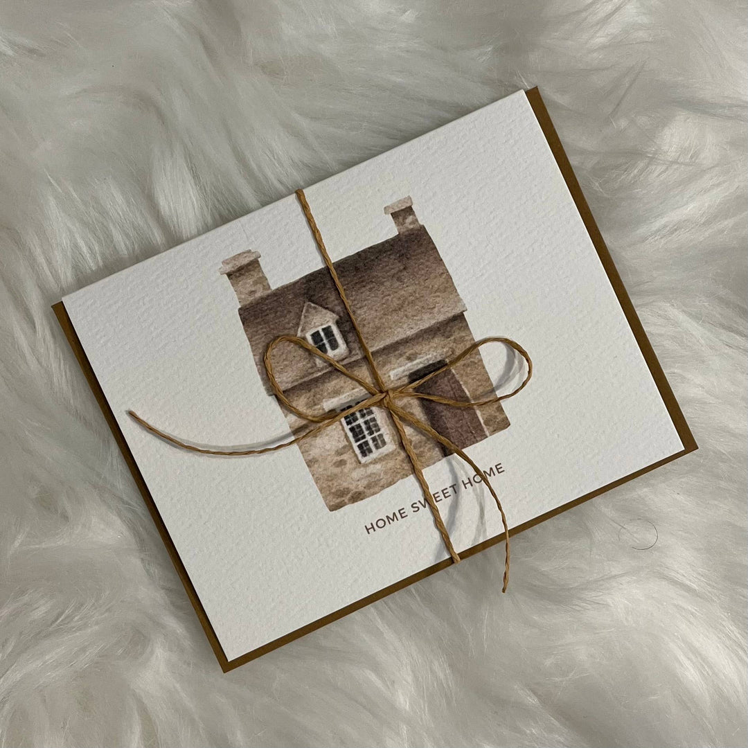 Paper Kuts - "Home Sweet Home" New Home Card, Includes Kraft Envelope